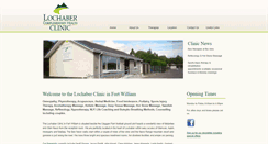 Desktop Screenshot of lochaberclinic.co.uk